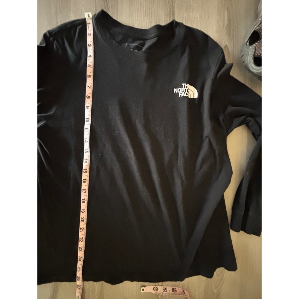The North Face Black XL Long Sleeve Graphic Tee Never Stop Exploring Gorpcore - Picture 7 of 9